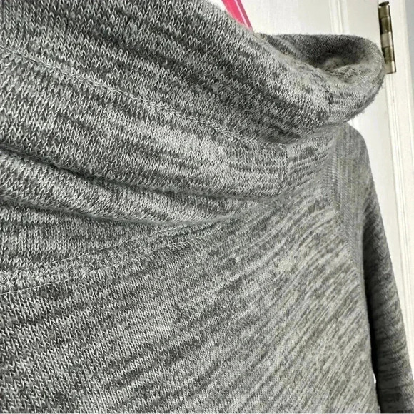 Joe Fresh Sweater Cowl Neck Long Grey Size Extra Small - Picture 15 of 16